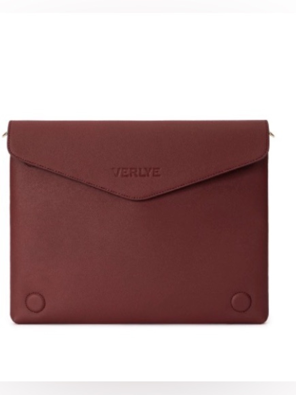 VERLYE Envelope Laptop Sleeve in Deep Burgundy